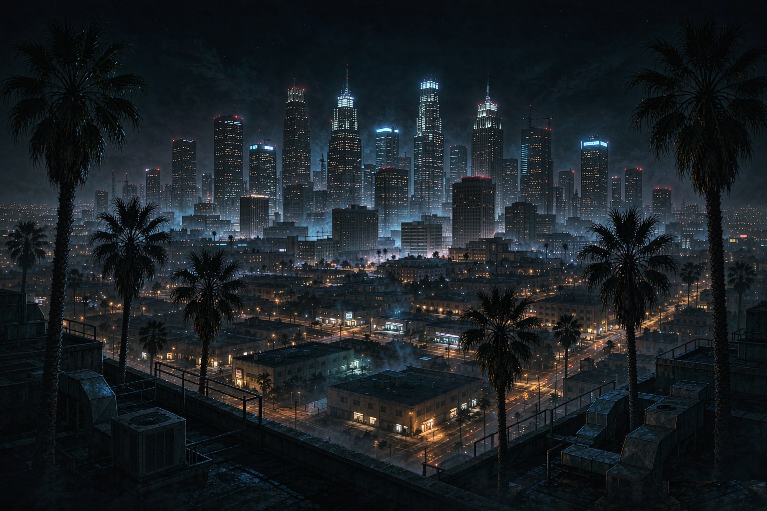 洛圣都夜景
